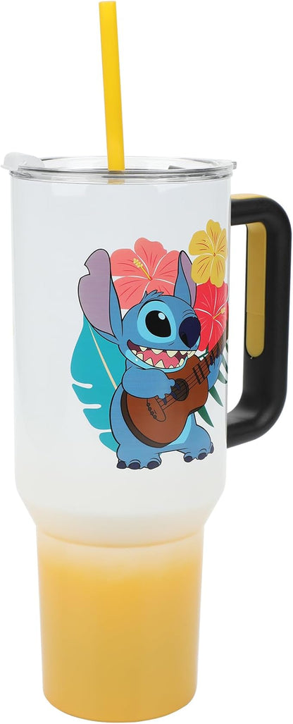 Bioworld Disney's Stitch Hawaiian 40 Oz. Stainless Steel Tumbler