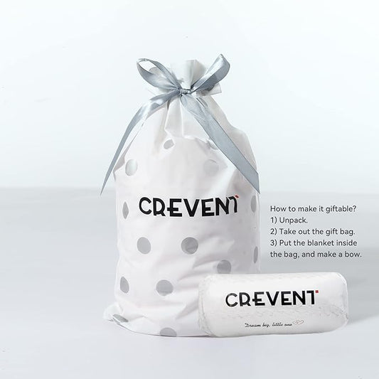 CREVENT 30"X40" Cute Silky Plush Baby Blanket for Girls Infants Toddlers Newborns Crib Cot Stroller, Giftable Suitable for Summer Spring - Pink Elephant
