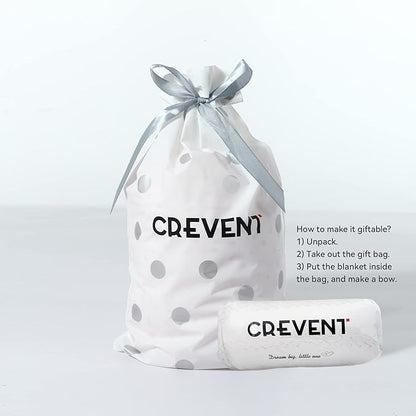 CREVENT Baby Girls Blanket for Crib Stroller Cot Cradle Car, Supper Soft and Pretty - Lavender Grapes 30x40 Inches