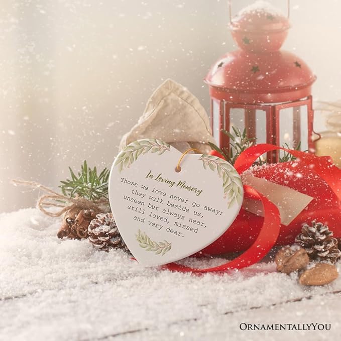 Always Near, Forever Dear Memorial Ornament, Christmas Keepsake for Loved Ones