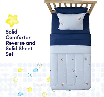 Basketball Comforter Set Twin Size – Bed in a Bag with Sheets, Pillowcases & Shams – Soft Stylish Sports Bedding – All Season Boy’s Basketball Bed Set