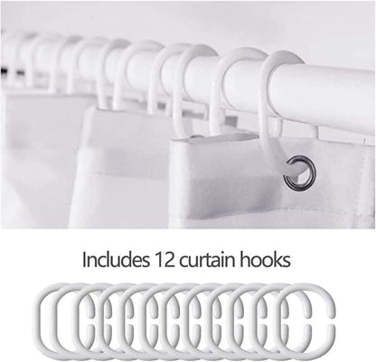 Feelyou Unicorn Shower Curtain Cute Unicorn Bath Curtain Cartoon Unicorn Bathroom Shower Curtain Set for Kids Toddler Boys Girls Girl Unicorn Kids Bathroom Accessories 72"x78"