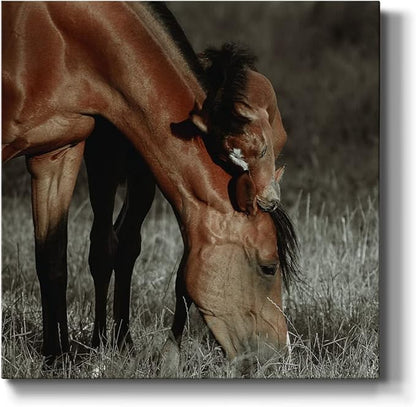 Canvas Prints Wall Art Animals Painting for Wall Décor, Unbroken Bond Wall Art, Ready to Hang, 32'' x 32''