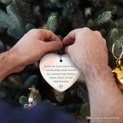 Always Near and Dear Memorial Ornament, Unseen Yet Forever Loved