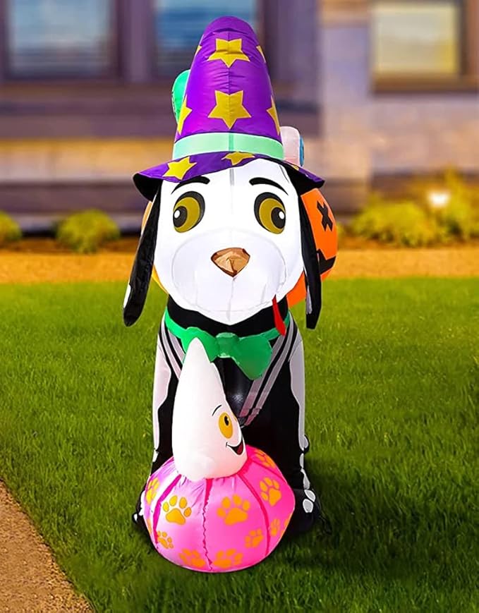 Amazingforless [4-10FT] Inflatable Halloween Animated Archway Blow-Up Yard Decorations with Bright LED Lights, Weather-Resistant Fabric, Halloween Inflatable Blow Up Lawn Outdoor Decoration