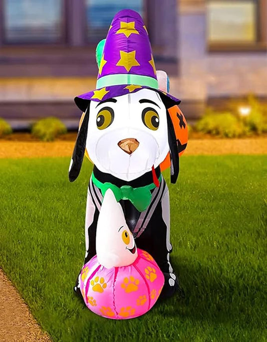 Amazingforless [4-10FT] Inflatable Halloween Animated Archway Blow-Up Yard Decorations with Bright LED Lights, Weather-Resistant Fabric, Halloween Inflatable Blow Up Lawn Outdoor Decoration