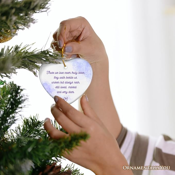 Unseen Yet Forever Close Ornament, Heartfelt Christmas Remembrance Gift