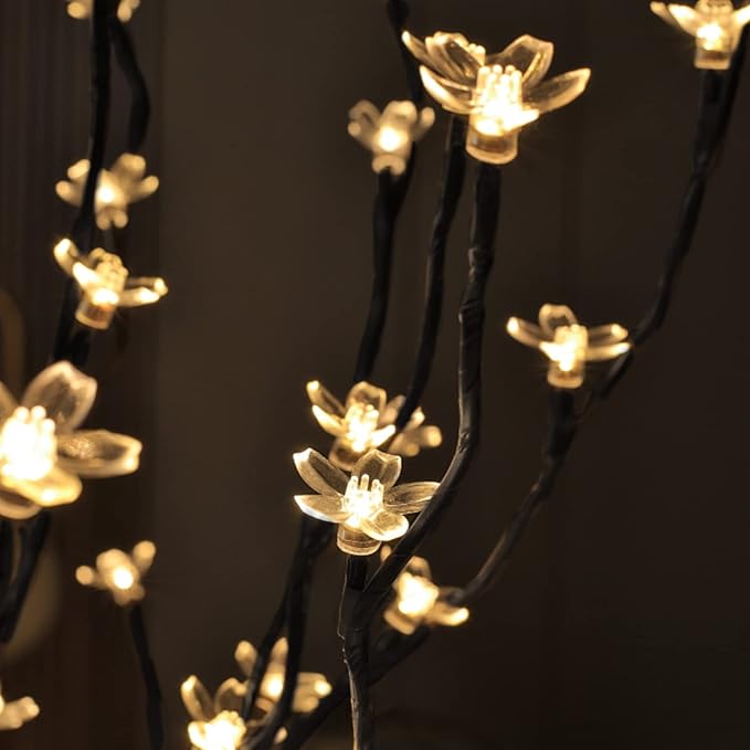 Lightshare Lighted Cherry Blossom Tree (6PCS 6FT Warm White)