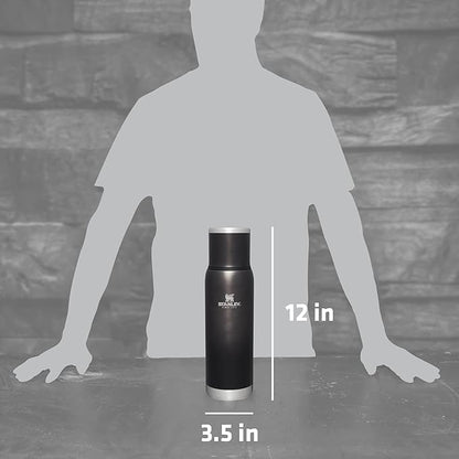 STANLEY Adventure To Go Insulated Travel Tumbler - 1.1QT - Leak-Resistant Stainless Steel Insulated Bottle with Insulated Cup Lid and Splash-Free Stopper