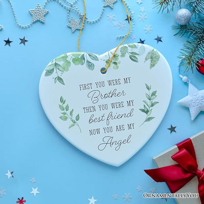 My Brother, My Angel Ornament, Sentimental Memorial
