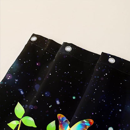 AILONEN Tree of Life Shower Curtain for Bathroom,Galaxy Starry Glowing Tree of Life Bath Curtain,Colorful Tree Shower Curtain Waterproof with 12 Plastic Hooks for Boys Girls Adults 60" W*72" H