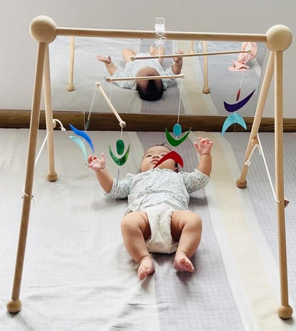 Set of 4 portable montessori - Munari, Gobbi, Octahedron, Dancers. Montessori mobile, Baby mobile, Hanging mobile baby boy and girl