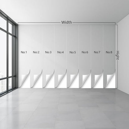 Retro Church Geometric Corridor Wallpaper Mural (Not Peel and Stick)
