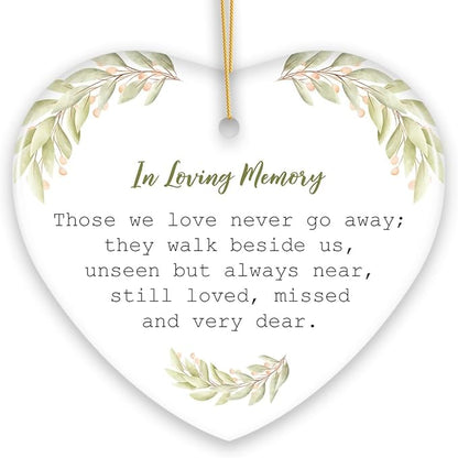 Always Near, Forever Dear Memorial Ornament, Christmas Keepsake for Loved Ones
