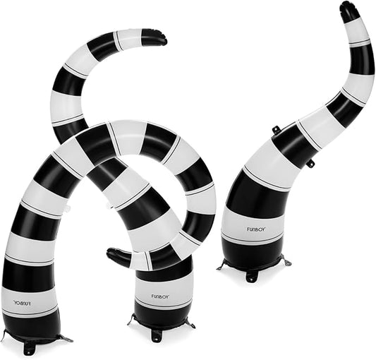 FUNBOY Giant Inflatable Light-Up Yard Snake Scary Halloween Décor, Indoor/Outdoor, (3 Pack)