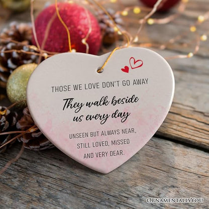 Forever by Our Side Ornament, Christmas Memorial Gift for Loved Ones