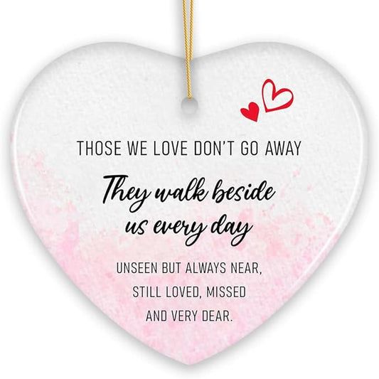 Forever by Our Side Ornament, Christmas Memorial Gift for Loved Ones