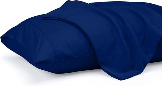 Utopia Bedding Queen Pillow Cases - 2 Pack - Envelope Closure - Soft Brushed Microfiber Fabric - Shrinkage and Fade Resistant Pillow Covers 20 X 30 Inches (Queen, Royal Blue)