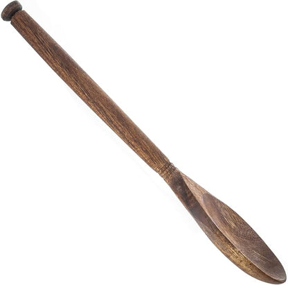 Labrea Life and Home 1pc Solid Acacia Wood Spoon Kitchen Utensils Cooking Baking Home Essentials 11.5 Inch