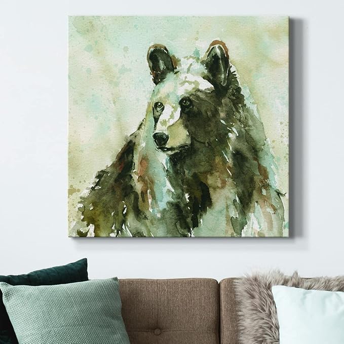 Abstract Wall Art Animals Poster for Bedroom and Living room,After A Long Winter Wall Art, Ready to Hang, 24'' x 24''
