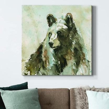 Abstract Wall Art Animals Poster for Bedroom and Living room,After A Long Winter Wall Art, Ready to Hang, 24'' x 24''