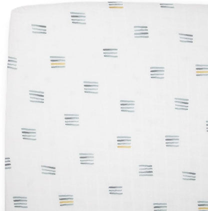 Little Unicorn Toddler Bedding 3-Piece Set | Super Soft & Breathable Muslin Fabric | for Convertible Cribs & Toddler Beds (Whales)