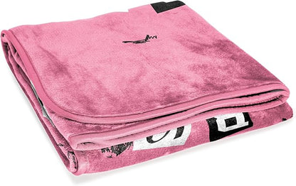Mean Girls Burn Book Plush Throw Blanket for Girls - Measures 46" x 60" Soft Fleece Bedding - Super Soft Lightweight Pink Throw Blanket