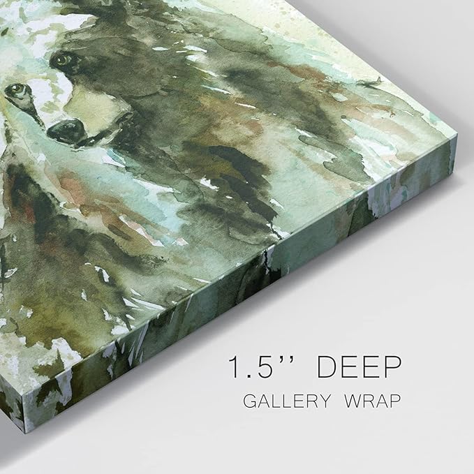 Abstract Wall Art Animals Poster for Bedroom and Living room,After A Long Winter Wall Art, Ready to Hang, 24'' x 24''