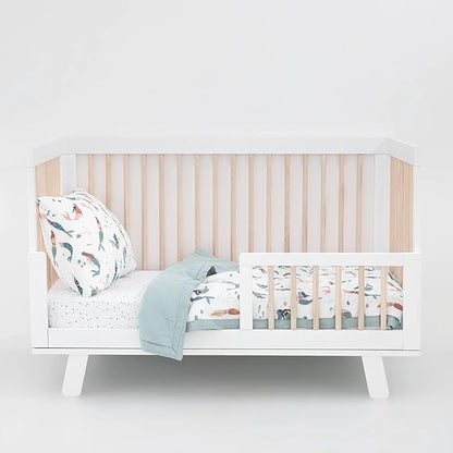 Little Unicorn Lofty Comforter Blanket | Super Soft & Breathable Muslin Fabric| Great for Play & Bedtime Blanket (Mermaid Party)