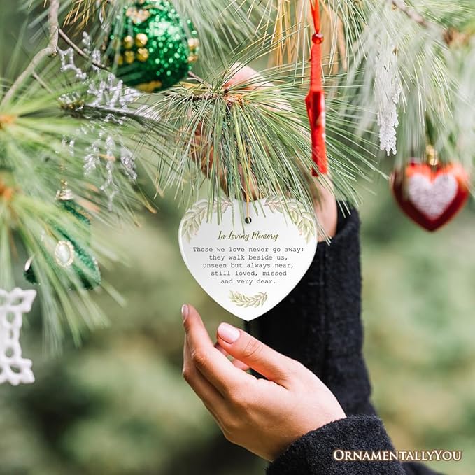 Always Near, Forever Dear Memorial Ornament, Christmas Keepsake for Loved Ones