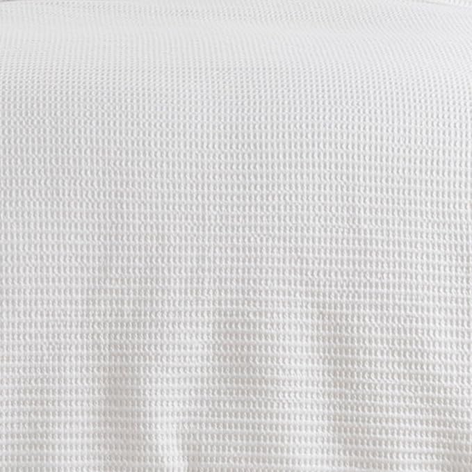Levtex Home - Cloud Waffle Bright White Comforter Set - King Comforter (106 x 94in.) + Two King Pillow Cases (36 x 20in.) - Waffle Weave - Bright White - Cotton