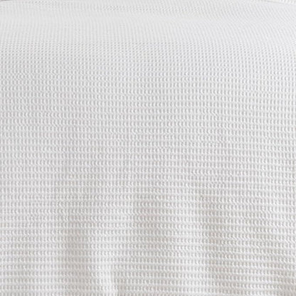 Levtex Home - Cloud Waffle Bright White Comforter Set - King Comforter (106 x 94in.) + Two King Pillow Cases (36 x 20in.) - Waffle Weave - Bright White - Cotton