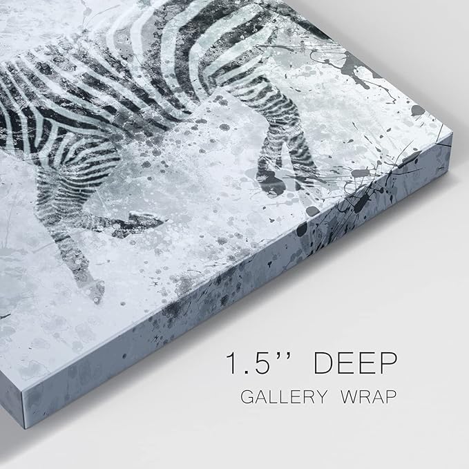 Canvas Prints Wall Art Animals Painting for Wall Décor, Zebra II Wall Art, Ready to Hang, 32'' x 32''