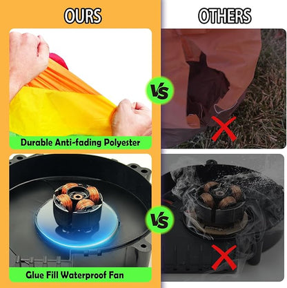 4.5FT Halloween Inflatables Cat, Automatic Pop up and Down Animated Witch Kitty in Fire Cauldron Blow up Halloween Cat Inflatable Built-in 4 LED for Halloween Decoration Outdoor Indoor