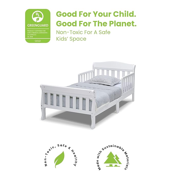 Delta Children Canton Toddler Bed, White