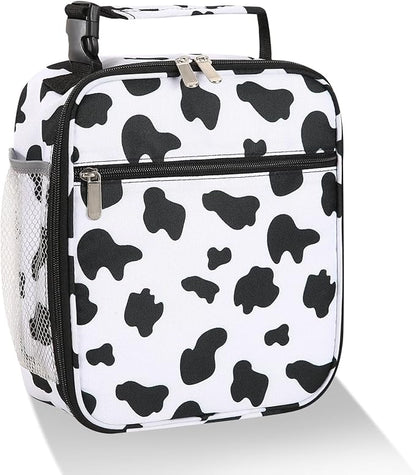 Lunch box Lunch bag for men women Insulated Lunchbox Lunch bags for Work Picnic Travel (Cow)