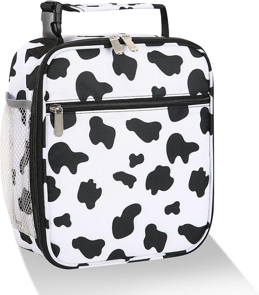 Lunch box Lunch bag for men women Insulated Lunchbox Lunch bags for Work Picnic Travel (Cow)