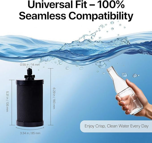 2387 Pro Water Filter Replacement – 2 Pack, 11Dx5Wx5H Long-Lasting Replacement Elements for Clean & Safe Drinking Water, Easy Installation for Home & Outdoor Use