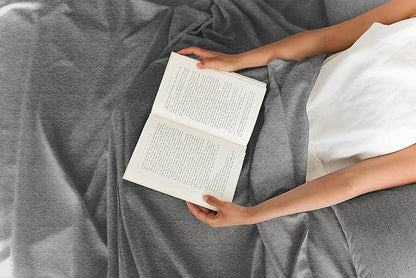 CGK Linens Twin XL 4 Piece Sheet Set - Cooling Sheets for Hot Sleepers - Hotel Luxury Bedding Set w/ 8-16 Inch Deep Pockets - 1 Flat & 1 Fitted & 2 Pillowcases - Soft & Wrinkle Free - Heathered Grey