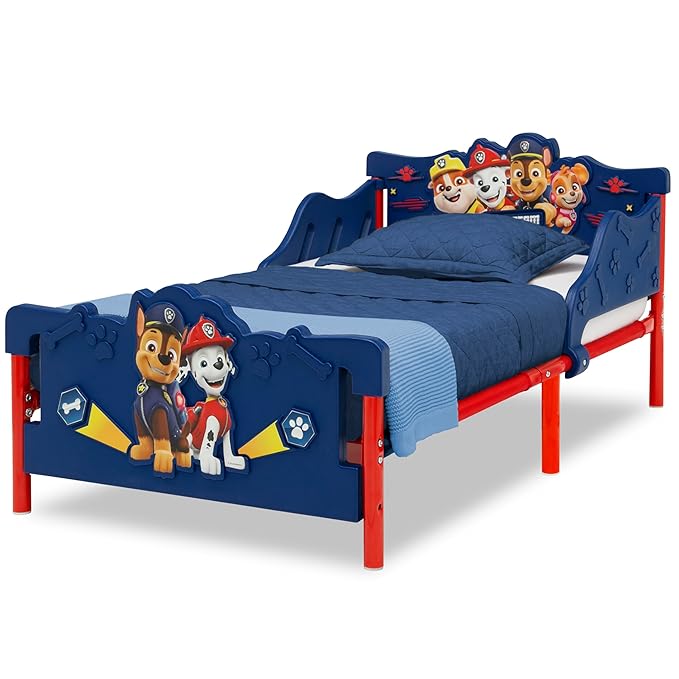 Delta Children PAW Patrol 3D Toddler Bed, Blue