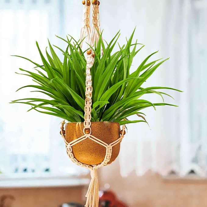 Artificial Fake Grass,12 PCS Outdoor Faux Grasses Plastic Plants Greenery UV Resistant for Outside Home Window Box Garden Office Patio Hanging Planter Front Porch Décor (Green)