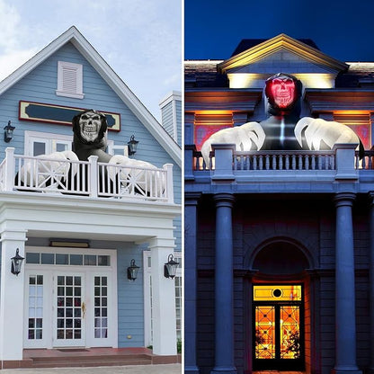 BOHON 7 FT Halloween Inflatables Large Grim Reaper with Led Lights Blow Up Yard Prop Decor Scary Inflatable Clearance for Outdoor Indoor Outside Home Holiday Party Garden Lawn Halloween Decorations