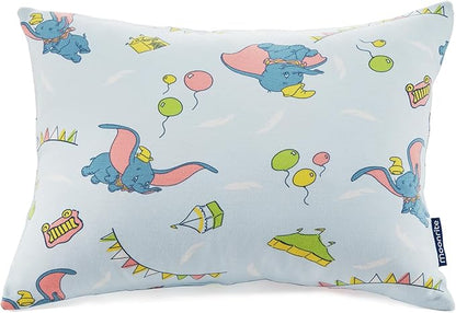 Moonrite 13×18 Toddler Pillow with Pillowcase,100% Cotton Toddler Pillows for Sleeping,Soft Breathable Washable Small Toddler&Kid Pillow for Bed,Mini pillow,Better Naps at Preschool