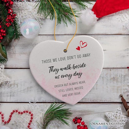 Forever by Our Side Ornament, Christmas Memorial Gift for Loved Ones