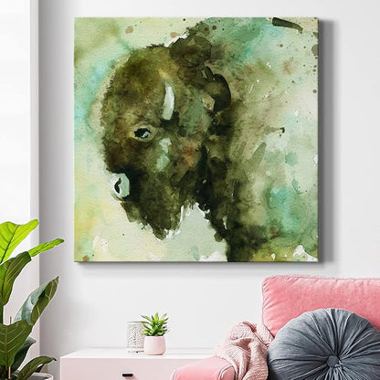 Canvas Prints Wall Art Animals Painting for Wall Décor, On Guard Wall Art, Ready to Hang, 32'' x 32''