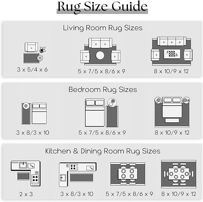 Colorful Bohemian Area Rugs 8x10 for Living Room,Washable Multi Color Fun Cute Large Carpet for Bedroom Dining Room,8 x 10,Orange and Blue