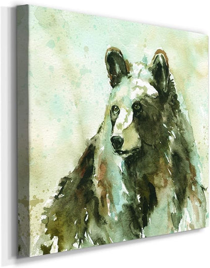 Abstract Wall Art Animals Poster for Bedroom and Living room,After A Long Winter Wall Art, Ready to Hang, 24'' x 24''