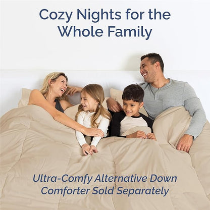 CGK Linens Twin XL 4 Piece Sheet Set - Cooling Sheets for Hot Sleepers - Hotel Luxury Bedding Set with 8-16 Inch Deep Pockets - 1 Flat & 1 Fitted & 2 Pillowcases - Soft, Comfy & Wrinkle Free - Cream
