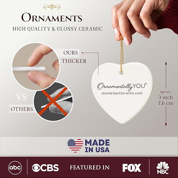 Forever by Our Side Ornament, Christmas Memorial Gift for Loved Ones