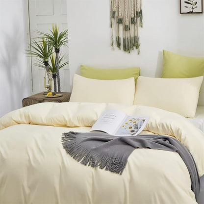 Cottonight Ivory White Comforter Set California King Beige Bedding Comforter Set Cal King Off White Solid Blanket Quilts Modern Soft Breathable 3 Piece Ivory White Bedding Set